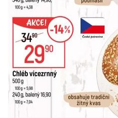 Chléb vícezrnný