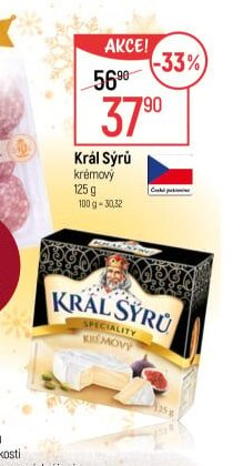 Král Sýrů krémový