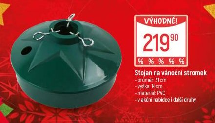 Stojan na vánoční stromek