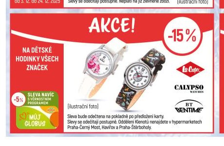 Na dětské hodinky všech značek