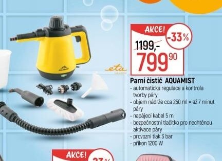 Parní čistič ETA AQUAMIST