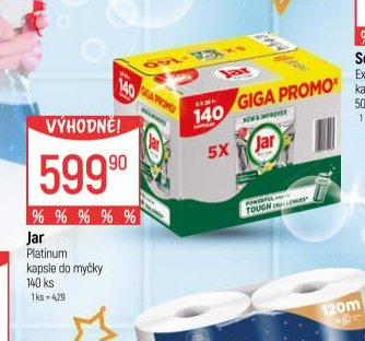 Jar Platinum kapsle do myčky