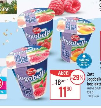 Zott Jogobella bez laktózy