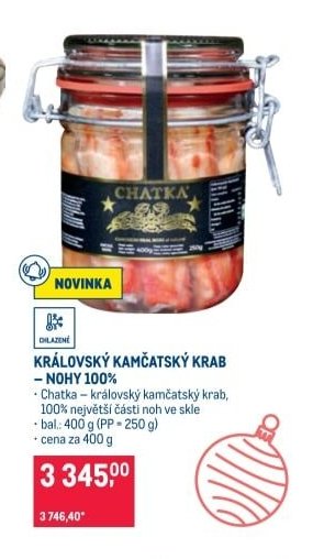 KRÁLOVSKÝ KAMČATSKÝ KRAB - NOHY 100%