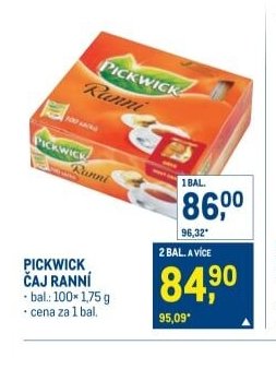 PICKWICK ČAJ RANNÍ