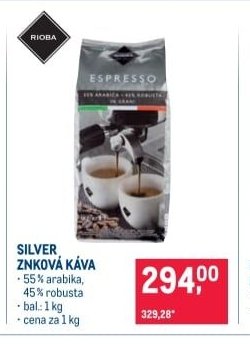 SILVER ZNKOVÁ KÁVA