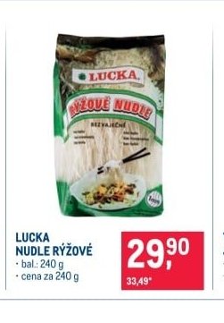 LUCKA NUDLE RÝŽOVÉ