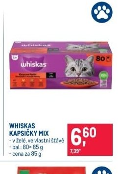 WHISKAS KAPSIČKY MIX