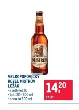 VELKOPOPOVICKÝ KOZEL MISTRŮV LEŽÁK