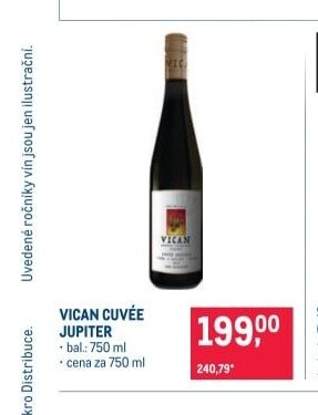 VICAN CUVÉE JUPITER