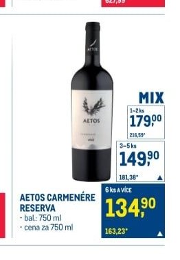 AETOS CARMENÉRE RESERVA