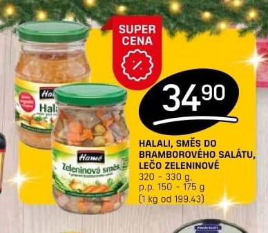 Hamé Halali, směs do bramborového salátu, lečo zeleninové - FLOP akcniletaky.com