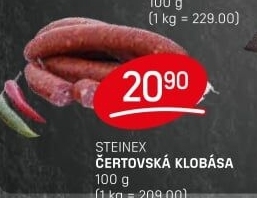 Čertovská klobása Steinex