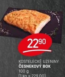 Česnekový bok Kostelecké uzeniny