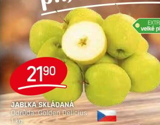 Jablka Golden Delicious