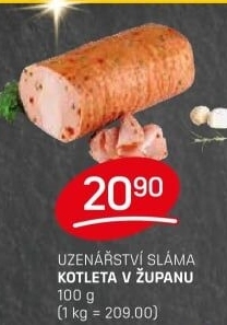 Kotleta v županu Sláma