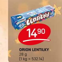 Lentilky Orion