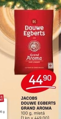 Mletá káva Grand Aroma Douwe Egberts