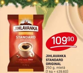 Mletá káva Standard Jihlavanka