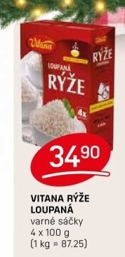 Rýže loupaná dlouhozrnná Vitana