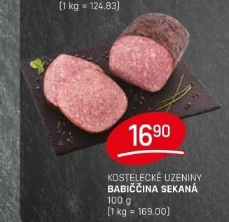 Sekaná babiččina Kostelecké uzeniny