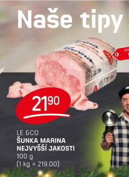 Šunka Marina nejvyšší jakosti LE&