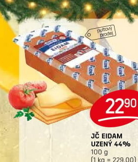 Sýr Eidam uzený 44% Jihočeský Madeta