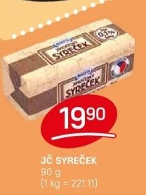 Sýr Syreček Jihočeský Madeta