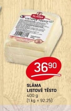 Těsto listové Sláma