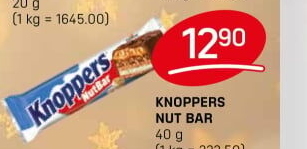 Tyčinka Knoppers NutBar Storck