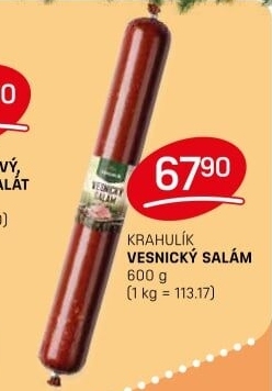 Vesnický salám Krahulík