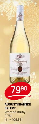 Vína Augustiniánský sklep