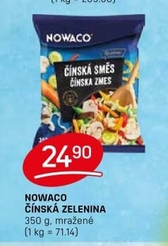 Zeleninová čínská směs mražená Nowaco