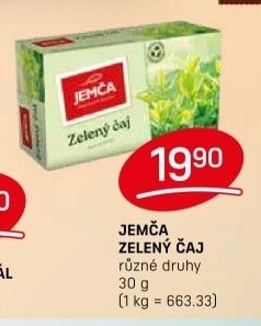 Zelený čaj Jemča