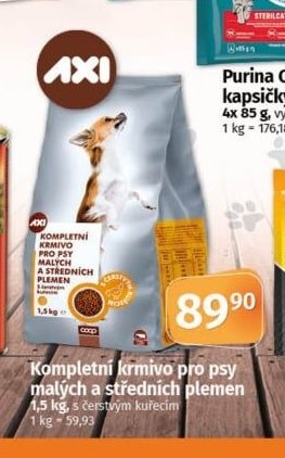 Kompletní krmivo pro psy malých a středních plemen