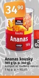 Ananas kousky