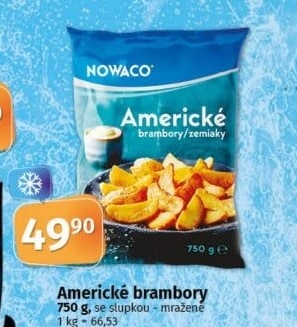 Brambory americké mražené Nowaco