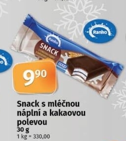 Dezert mléčný snack Ranko