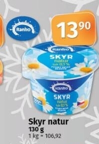 Dezert zakysaný Skyr Ranko
