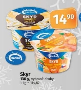 Dezert zakysaný Skyr Ranko