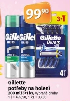 Jednorázová holítka pánská Gillette