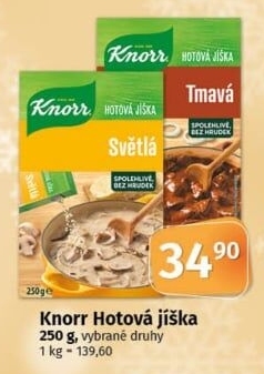 Jíška hotová Knorr