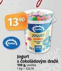 Jogurt s draže Ranko