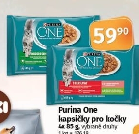 Kapsičky pro kočky One Purina