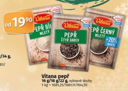 Koření Pepř Vitana