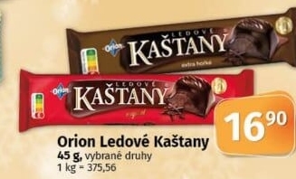 Ledové kaštany Orion