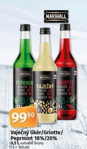 Likér Peprmint Marshall