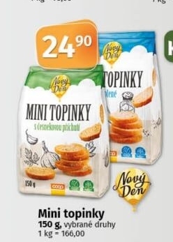 Mini topinky Nový den