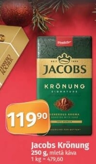 Mletá káva Jacobs Krönung