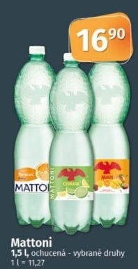 Ochucená voda Mattoni